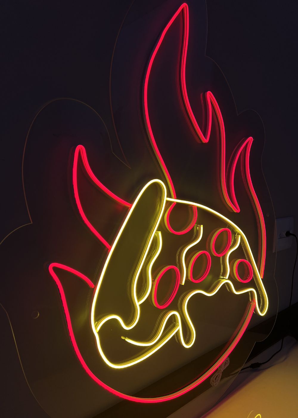 Painel de neon personalizado Acrilic para empresas